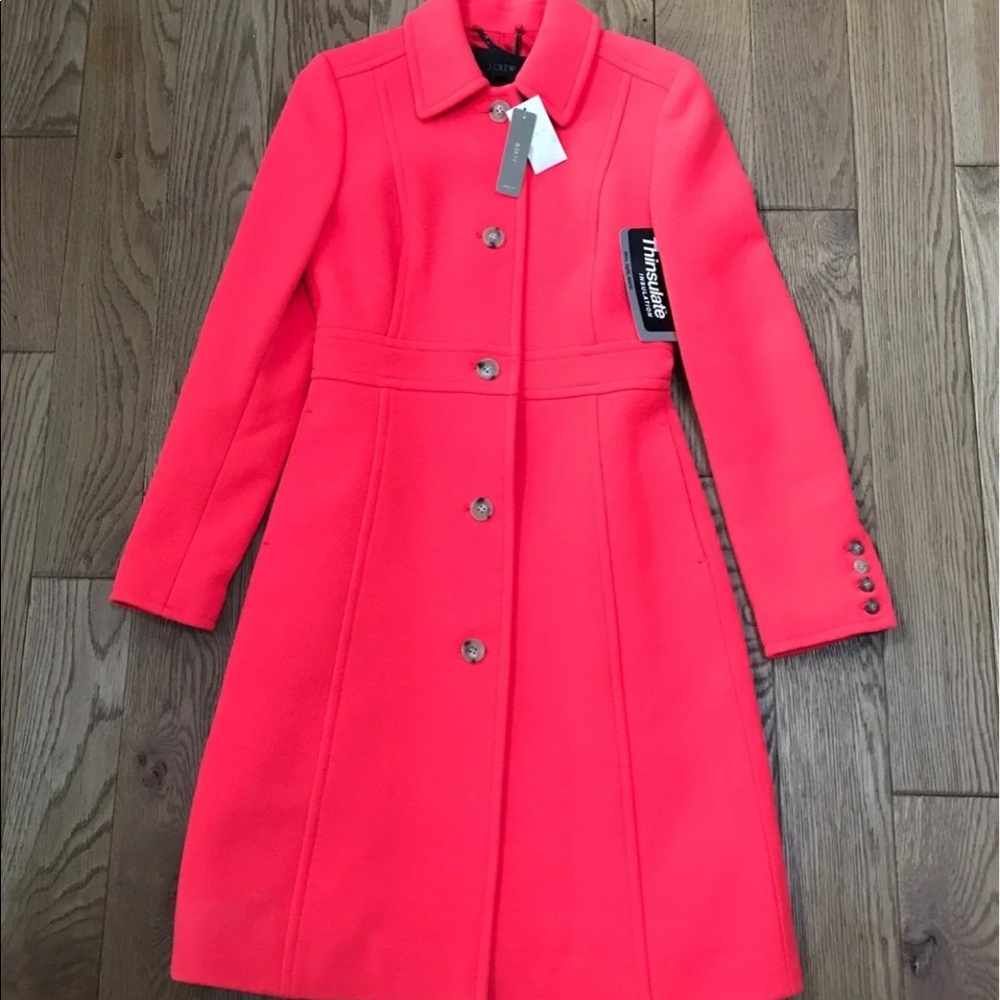 J.Crew Classic Day Double Cloth Coat 0